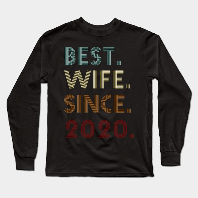 Best Wife Since 2020 Long Sleeve T-Shirt by Pelman